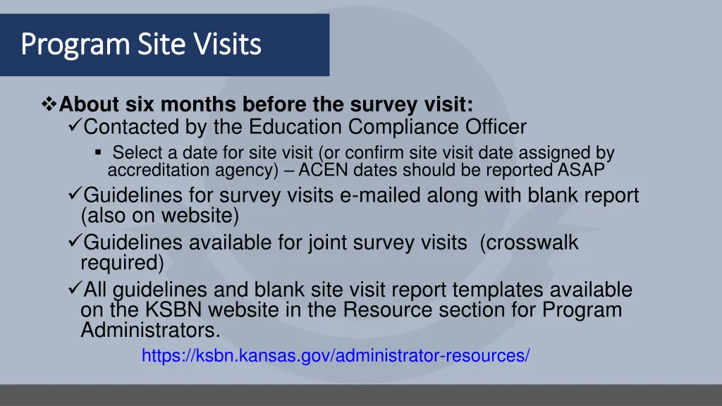 program site visits program site visits 1
