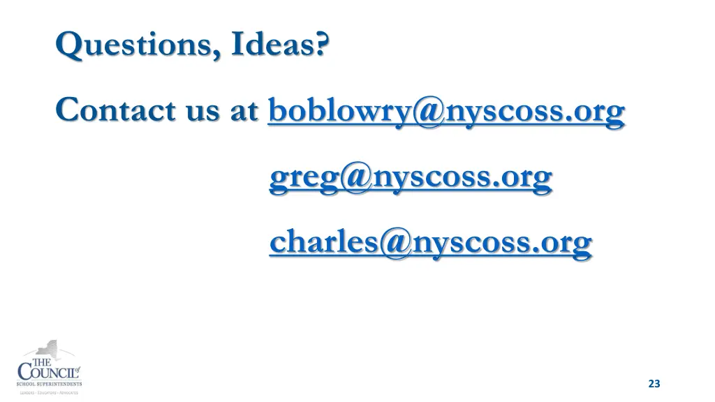 questions ideas
