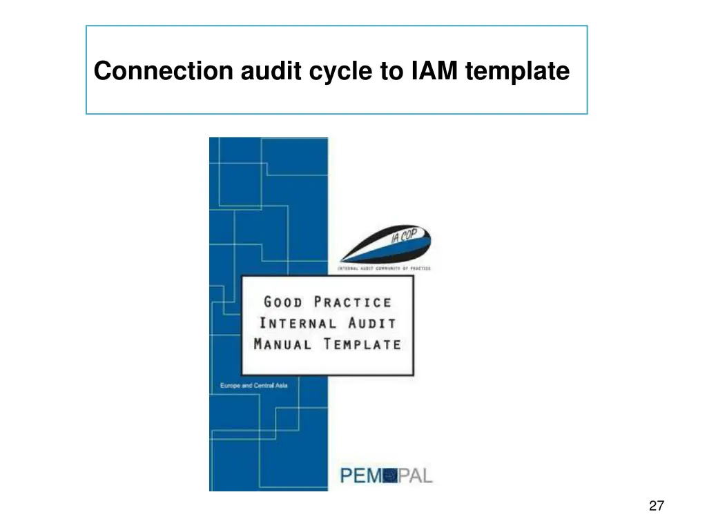 connection audit cycle to iam template 1