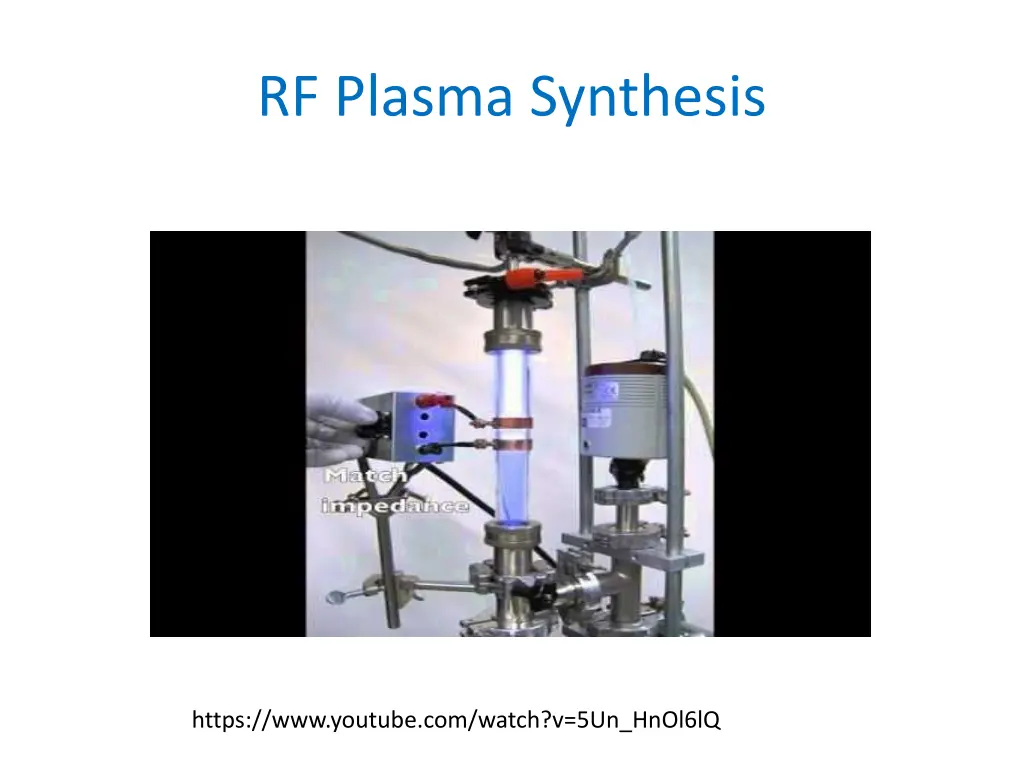 rf plasma synthesis 1