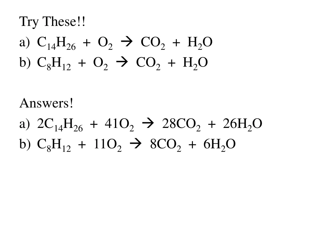 try these