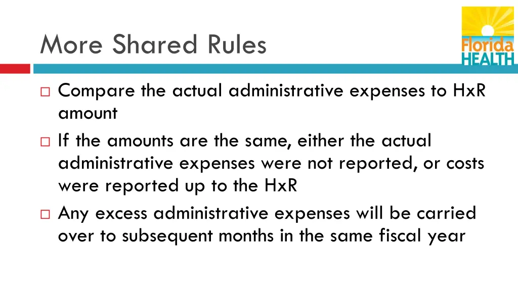 more shared rules