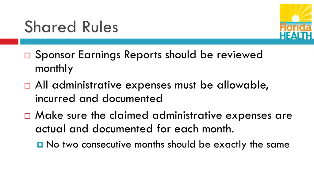 shared rules