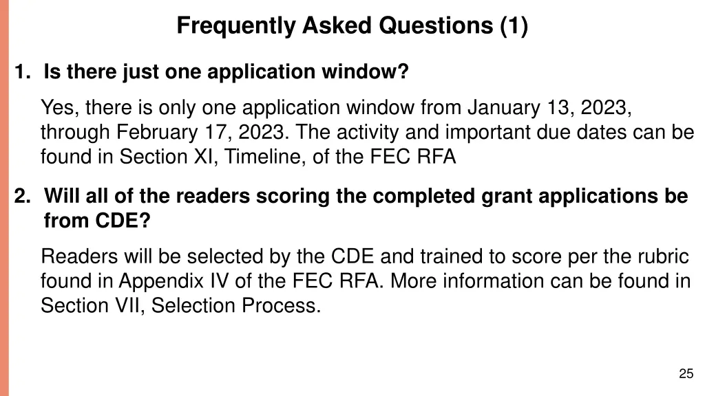 frequently asked questions 1