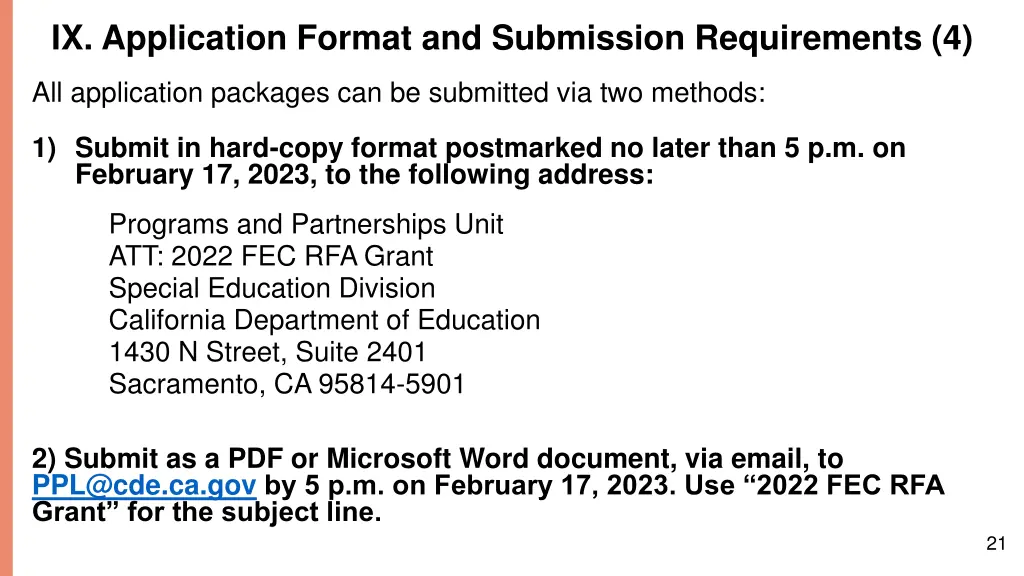 ix application format and submission requirements 3