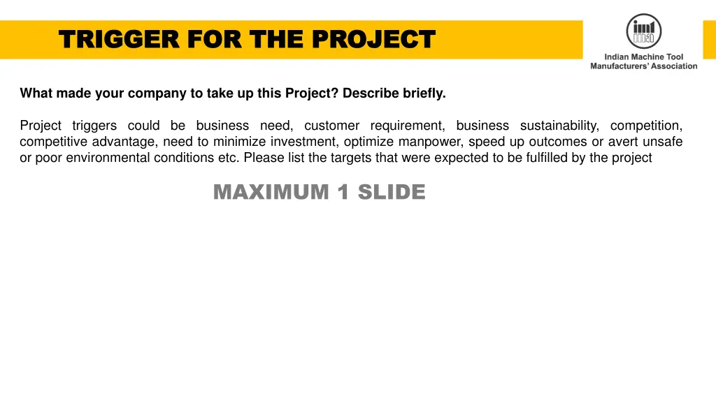 trigger for the project trigger for the project