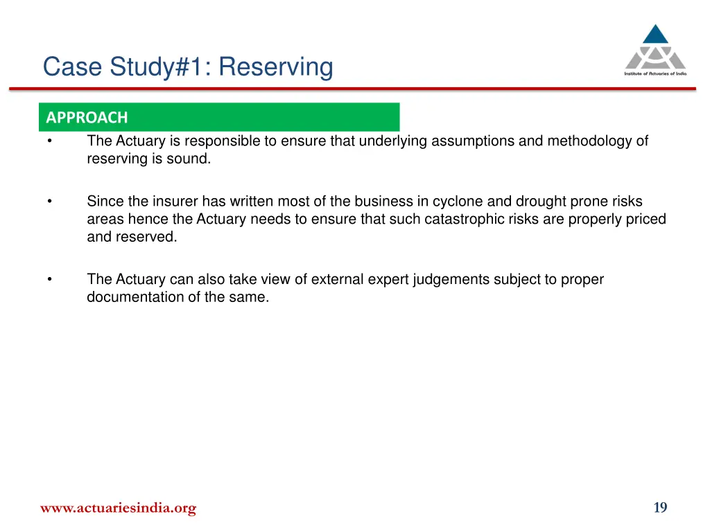 case study 1 reserving 1