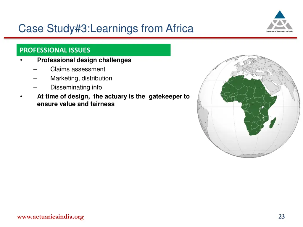 case study 3 learnings from africa 1