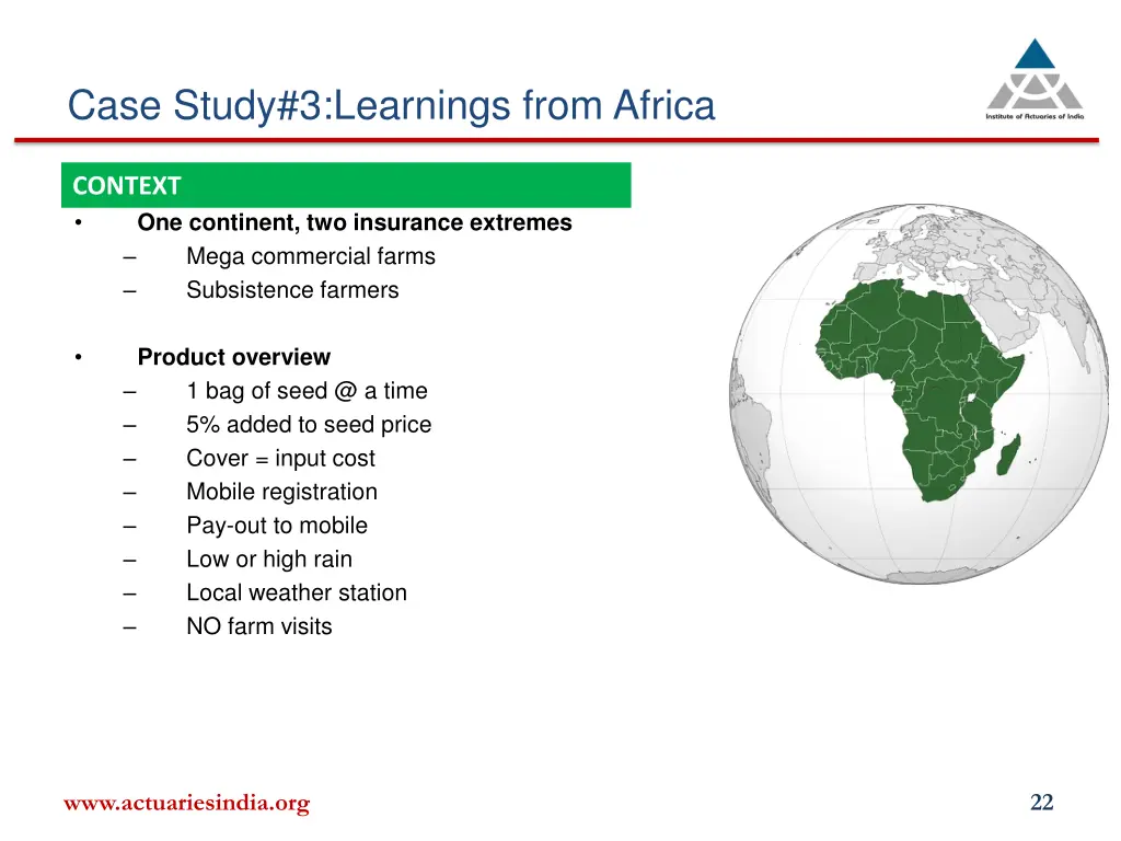 case study 3 learnings from africa