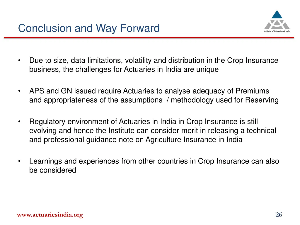 conclusion and way forward 1