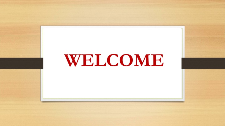 welcome