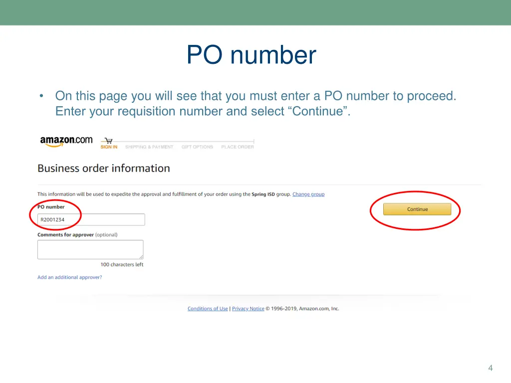 po number