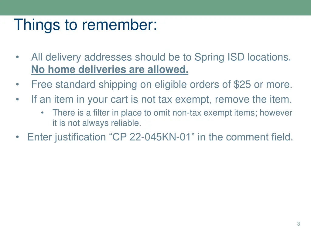 things to remember 1
