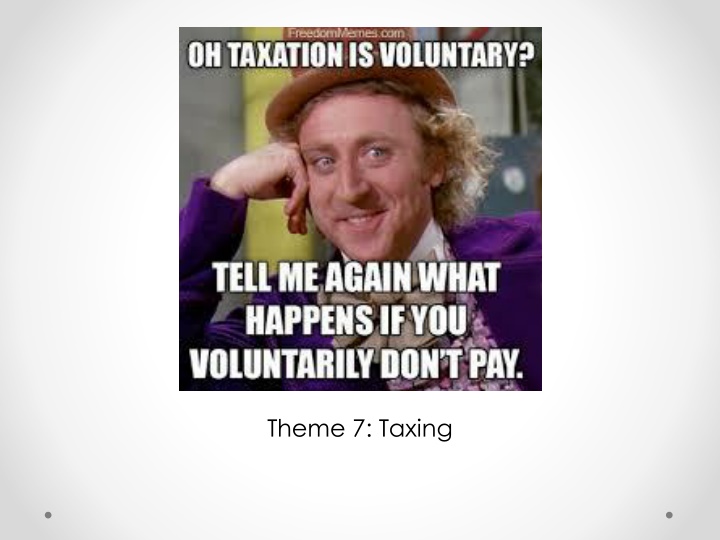 theme 7 taxing