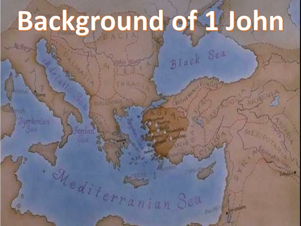 background of 1 john