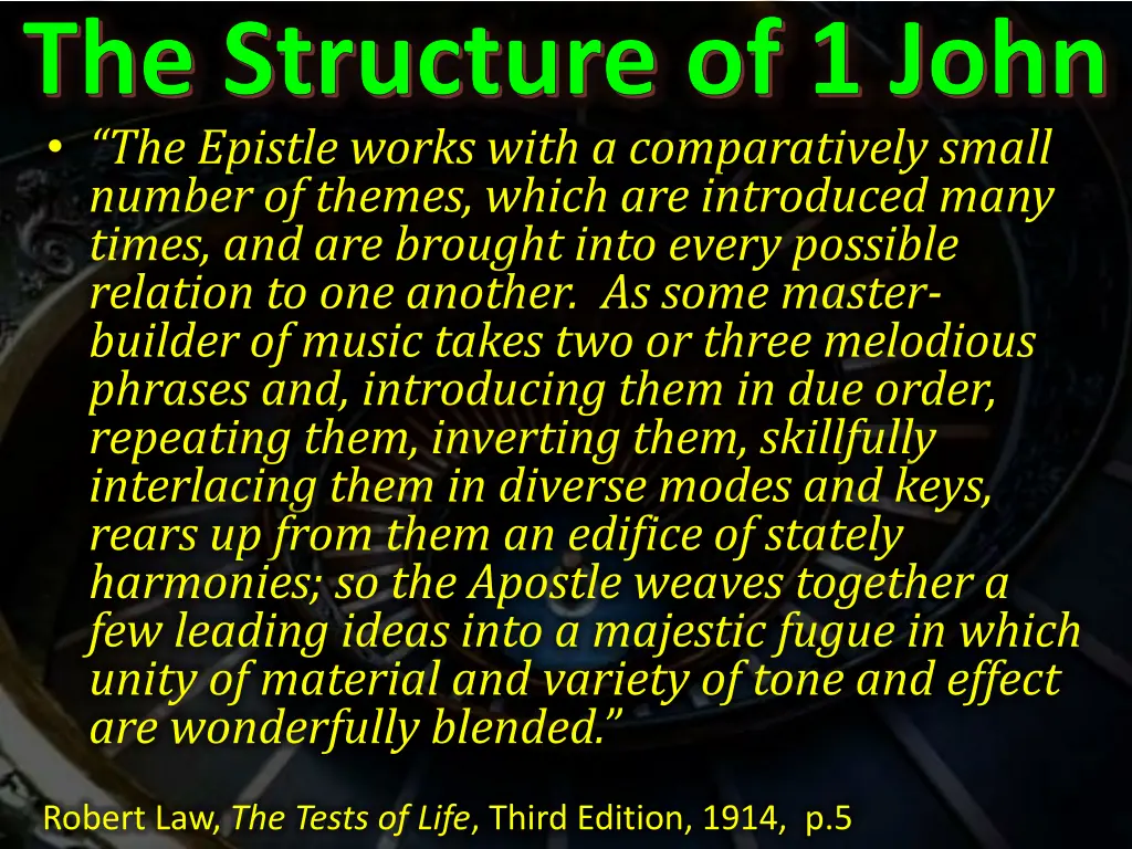 the structure of 1 john 2