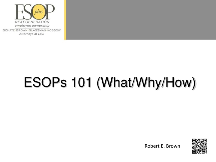 esops 101 what why how