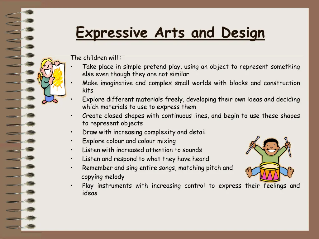 expressive arts and design