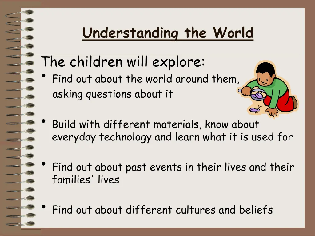 understanding the world