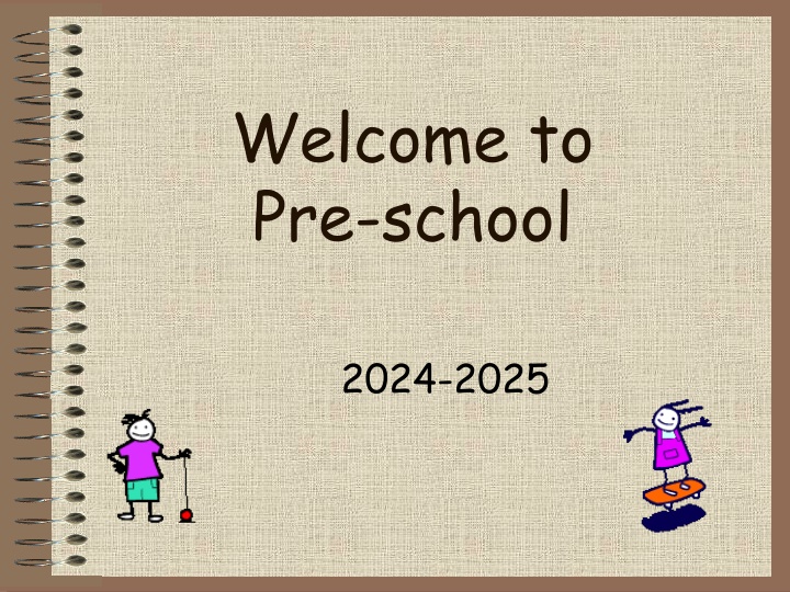 welcome to pre school