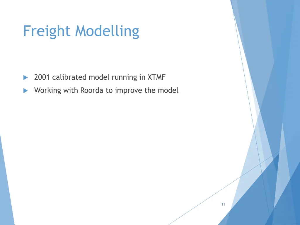 freight modelling