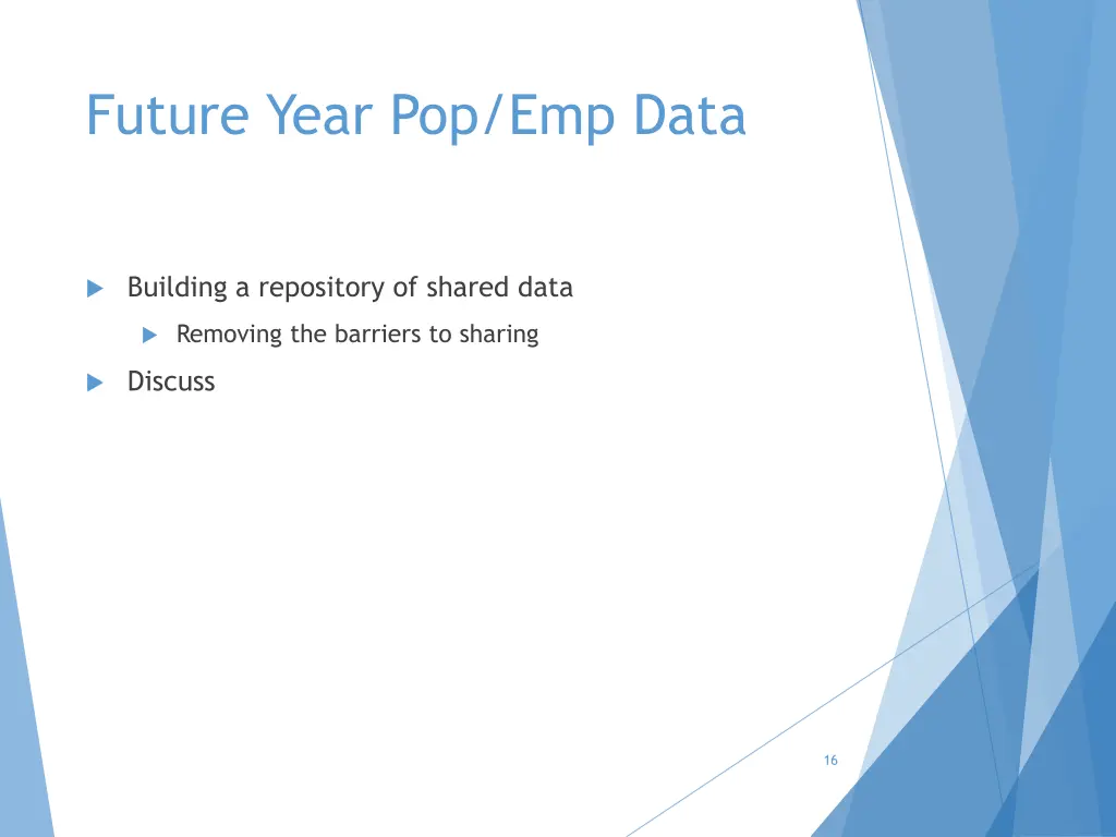 future year pop emp data