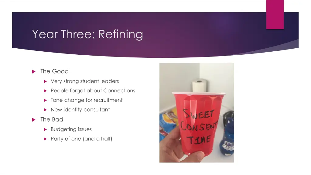 year three refining