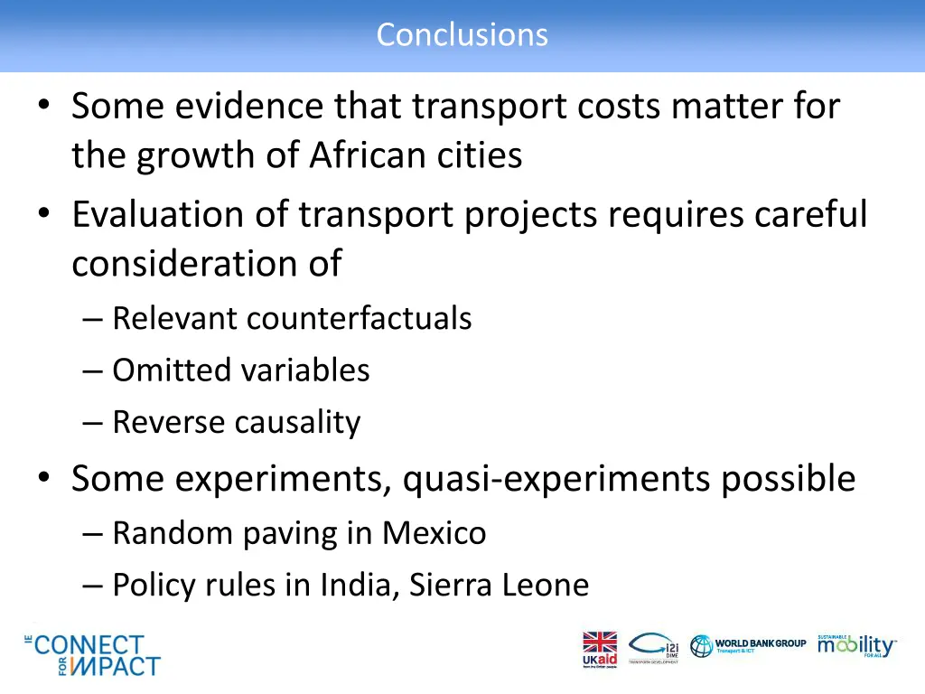 conclusions