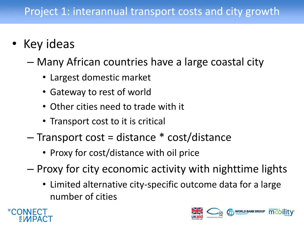 project 1 interannual transport costs and city