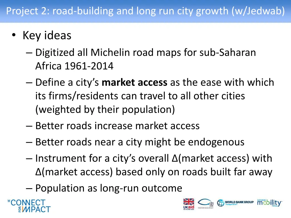 project 2 road building and long run city growth