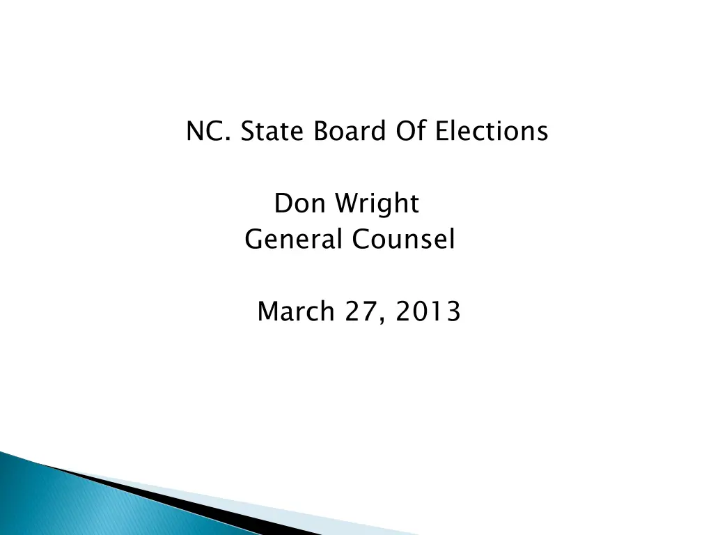 nc state board of elections