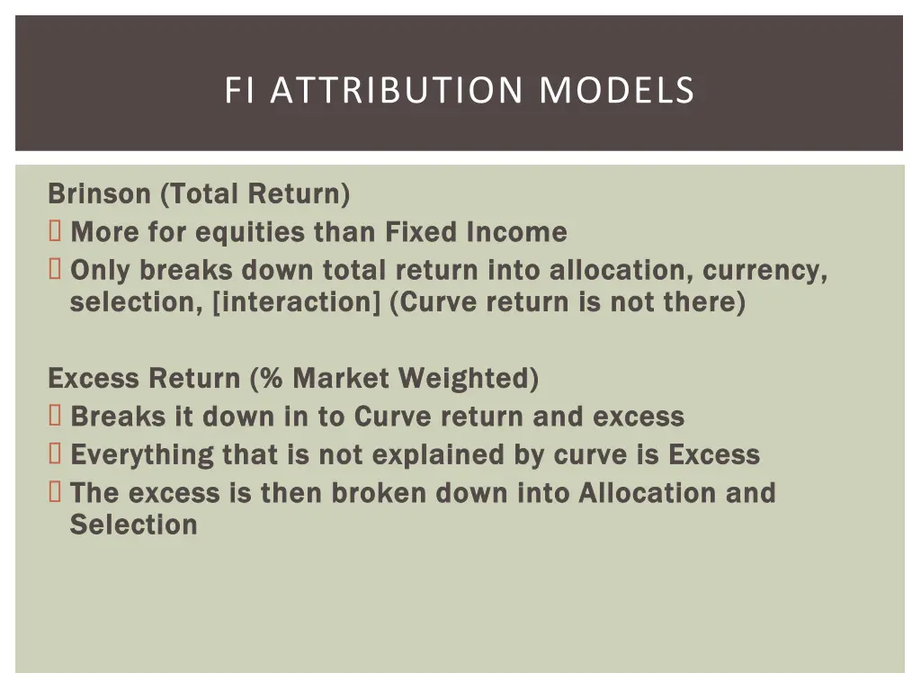 fi attribution models