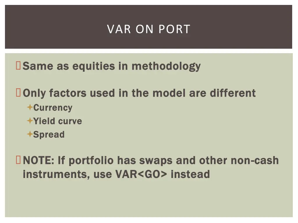 var on port