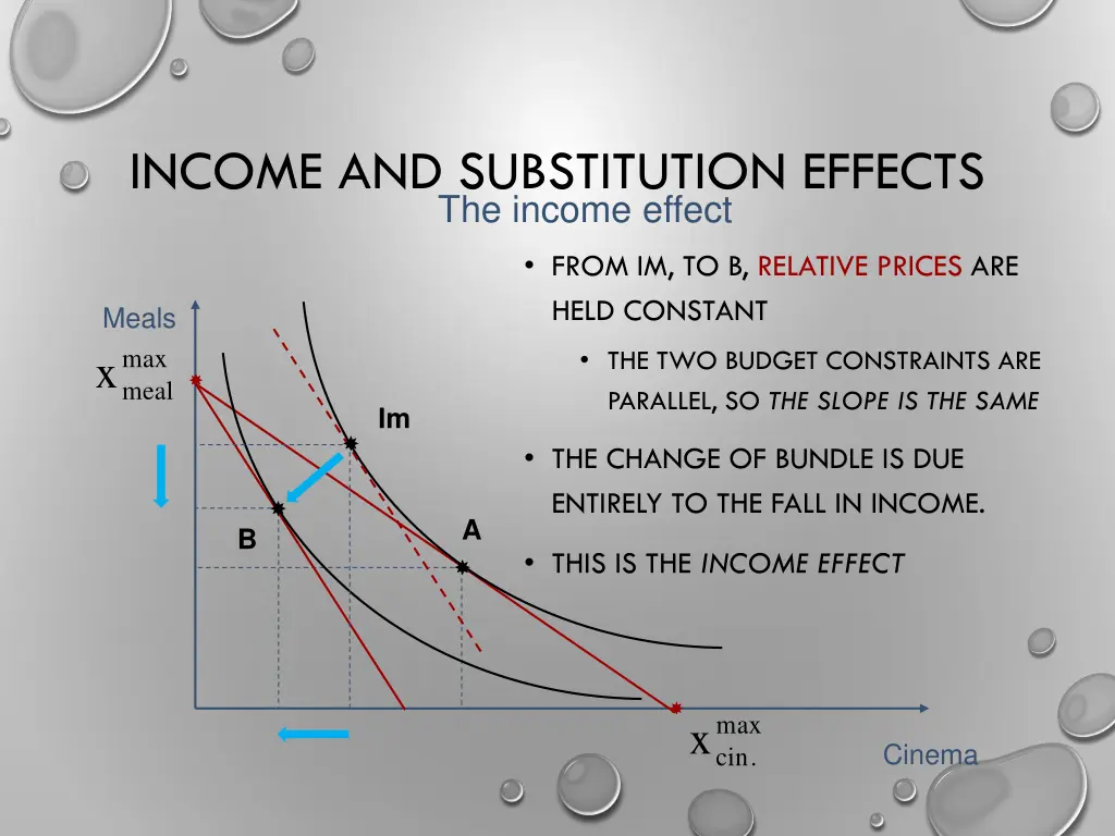 income and substitution effects the income effect
