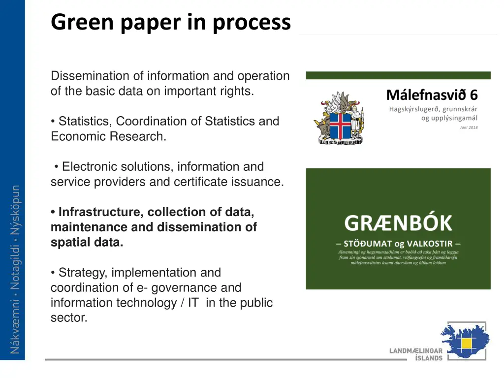 green paper in process