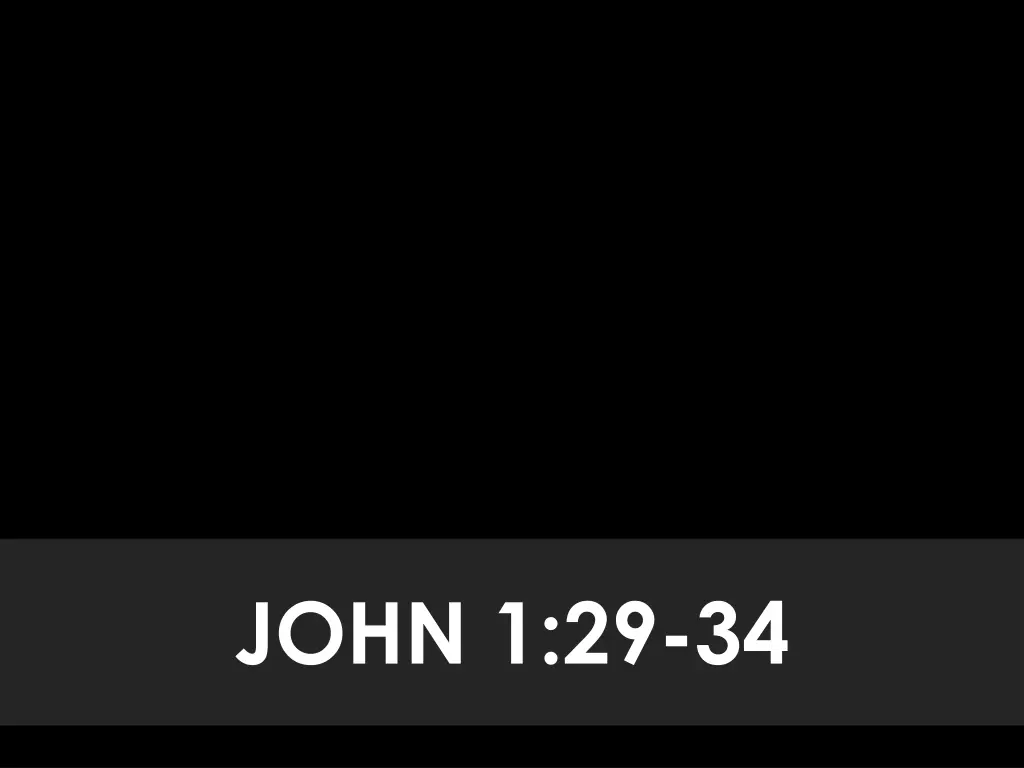 john 1 29 34