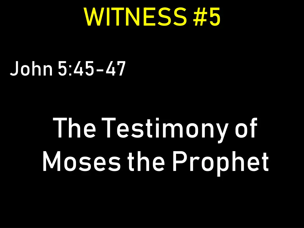witness 5