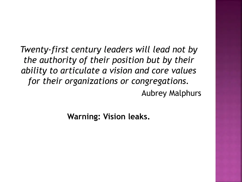 twenty first century leaders will lead