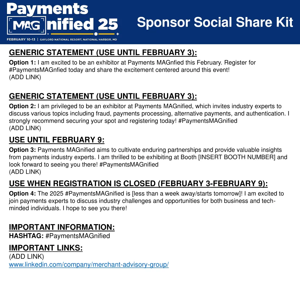 sponsor social share kit