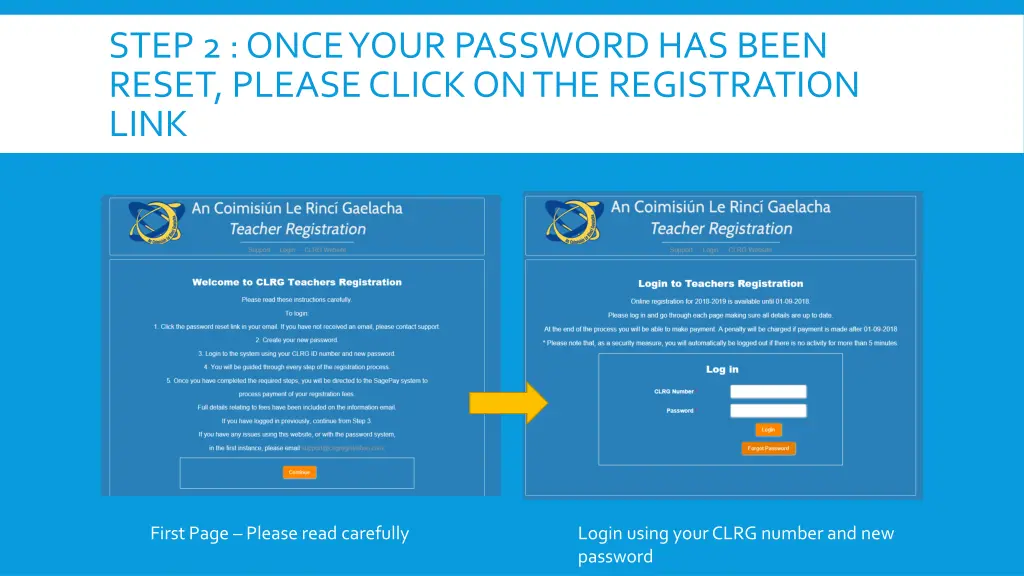 step 2 once your password has been reset please