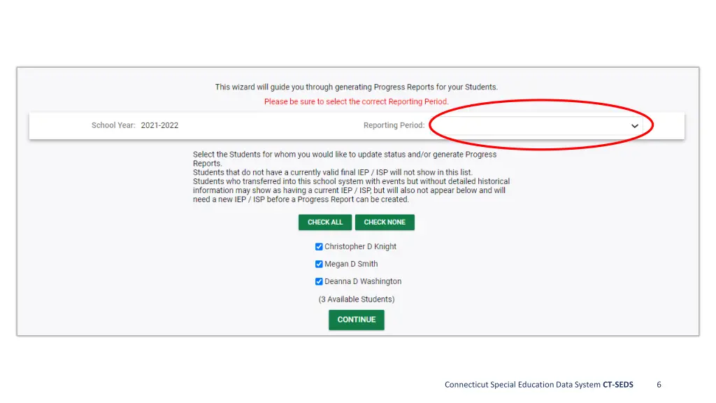 connecticut special education data system ct seds 4