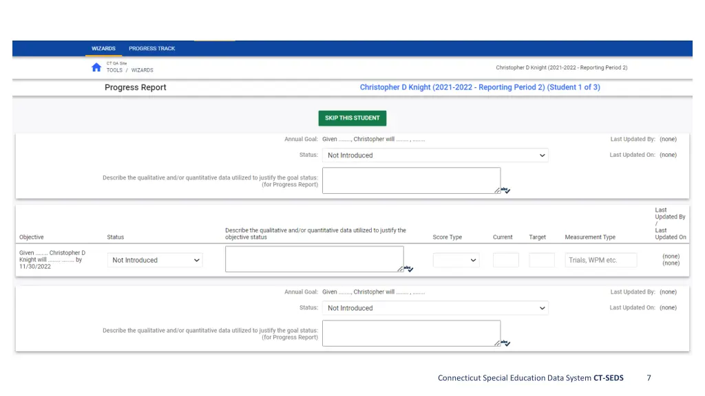 connecticut special education data system ct seds 5