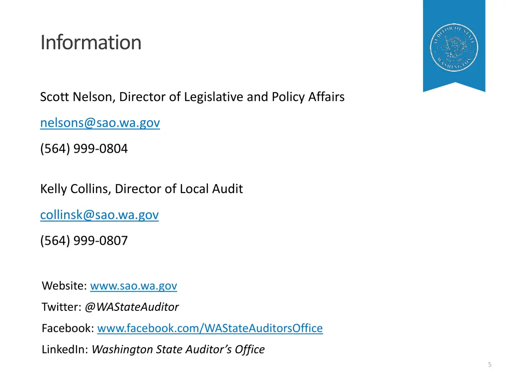 information