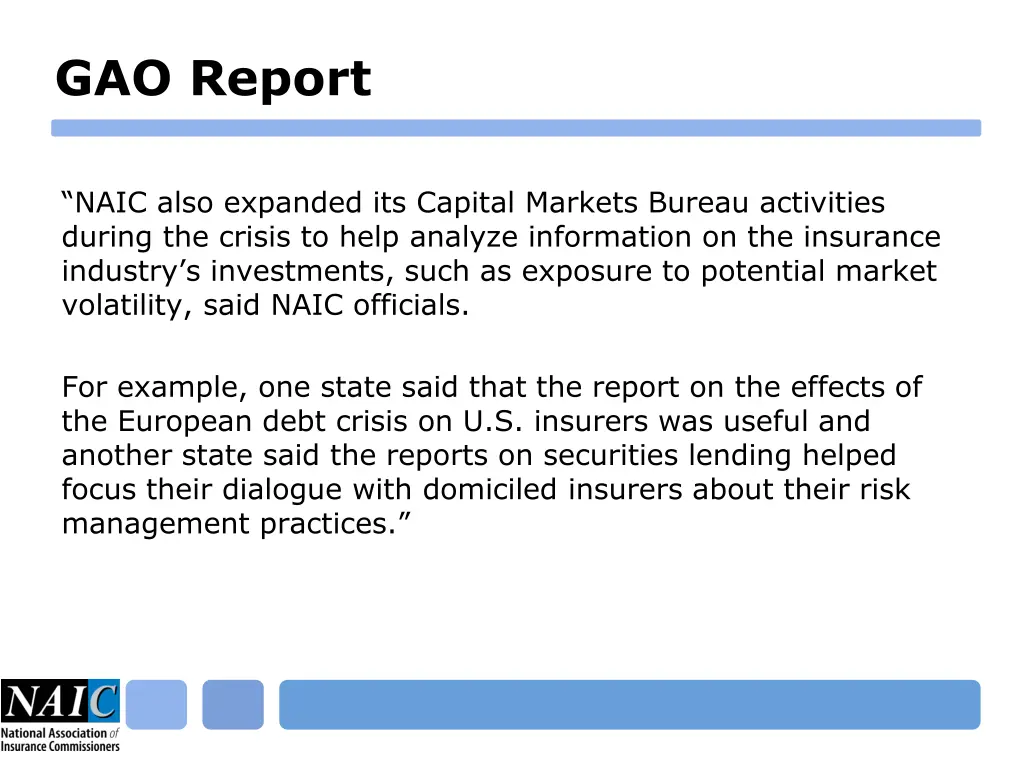 gao report