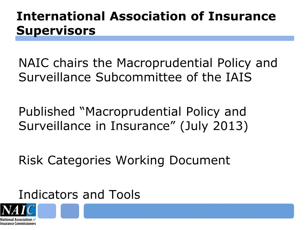 international association of insurance supervisors