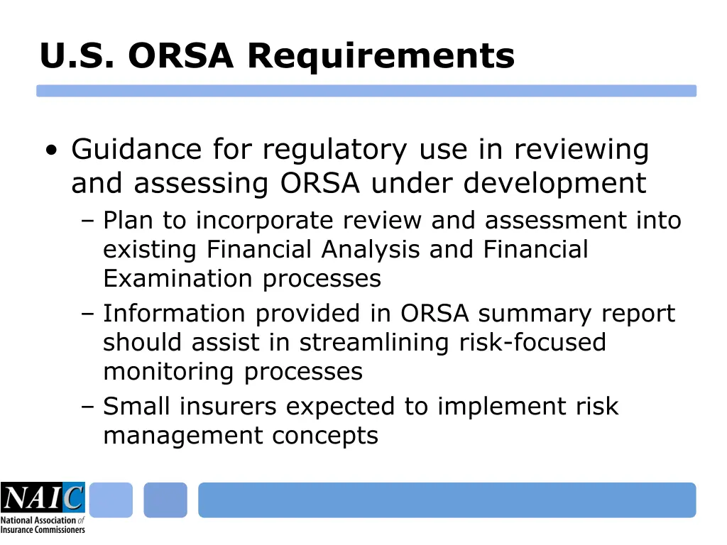 u s orsa requirements 1