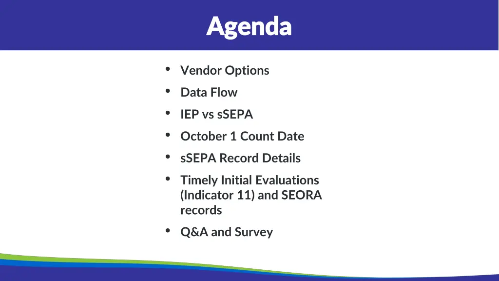 agenda agenda