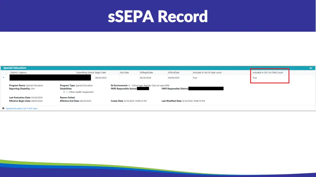 ssepa record ssepa record