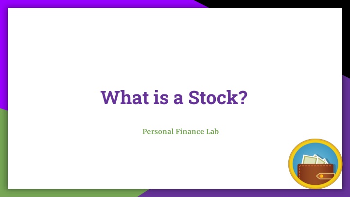 what is a stock