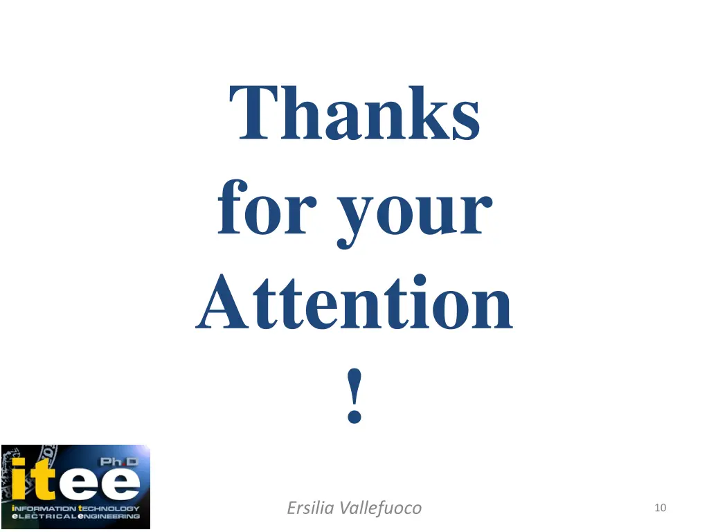 thanks for your attention